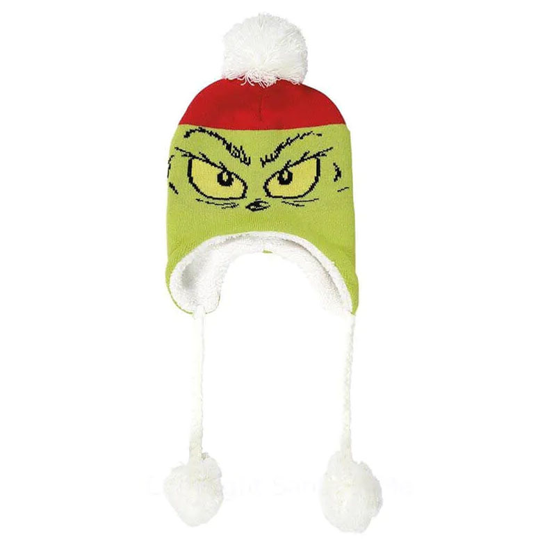 Grinch toboggan hat