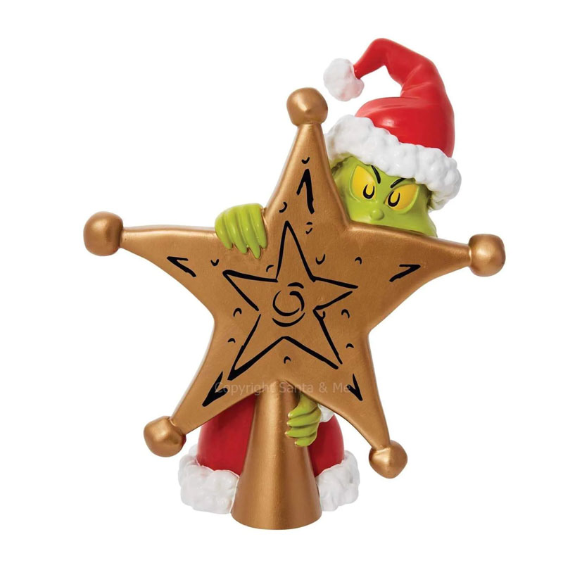 Grinch tree topper