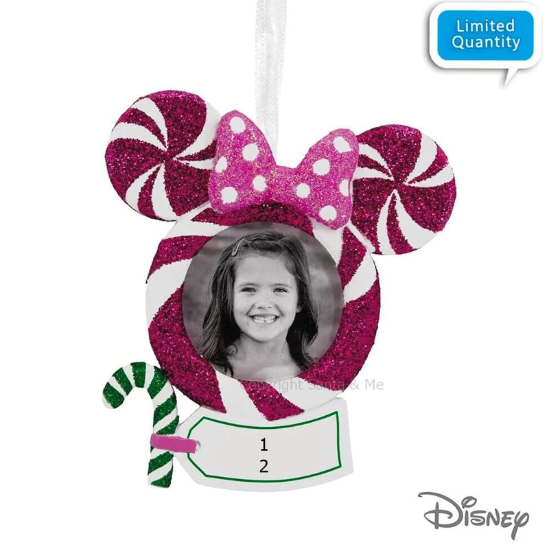 minnie mouse picture frame ornament
