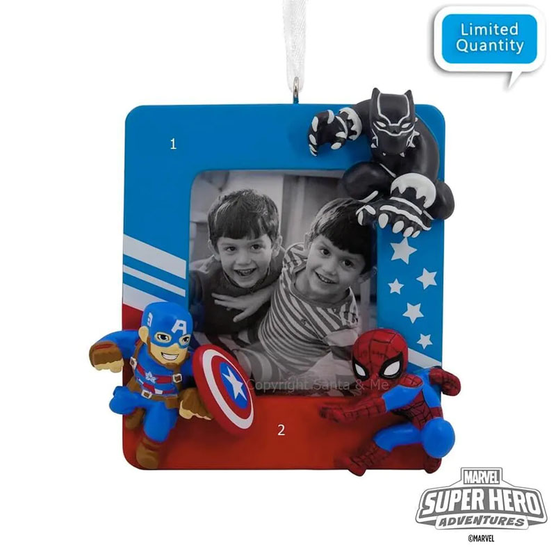 Marvel Heroes - Picture Holder Ornament - 2HCM5387 - Santa & Me