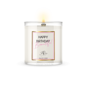 Happy Birthday Beautiful (10oz Candle)