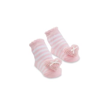 Heart Rattle Toes-Mudpie