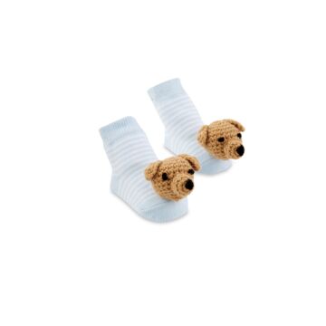 Blue Dog Rattle Toes - Mudpie