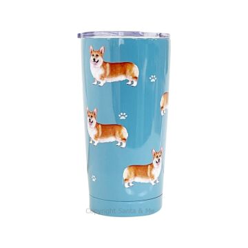Welsh Corgi Stainless Steel Tumbler (16oz)