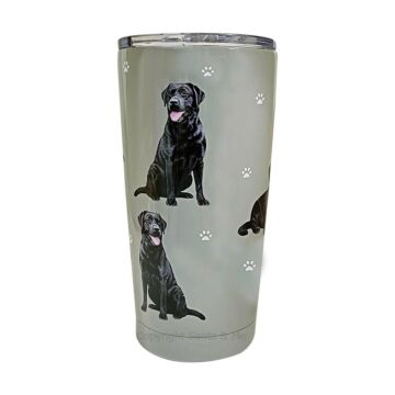 Black Lab Stainless Steel Tumbler (16oz)