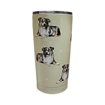Australian Shepherd Stainless Steel Tumbler (16oz)