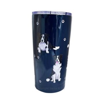 Border Collie Stainless Steel Tumbler (16oz)
