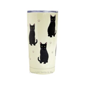 Black Cat Stainless Steel Tumbler (16oz)