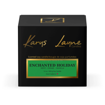 Enchanted Holiday Scented Soy Candle (14oz)