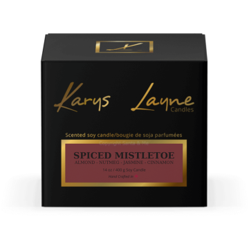 Spiced Mistletoe Scented Soy Candle (14oz)