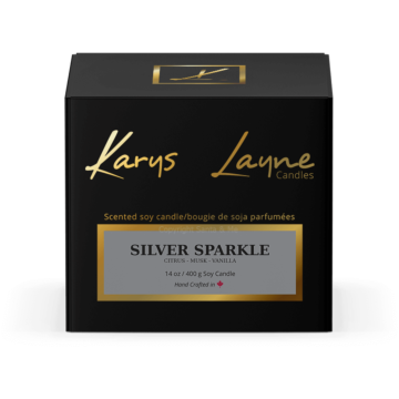 Silver Sparkle (14oz Candle)