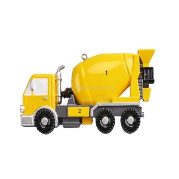 Yellow Cement Truck