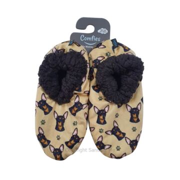 Dachshund Red Fawn Slippers Comfies