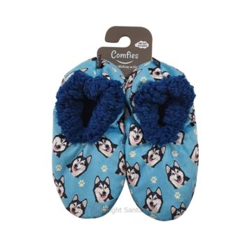 Siberian Husky Fawn Slippers Comfies