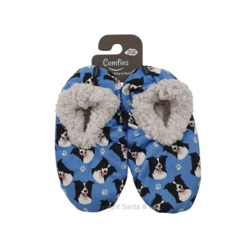 Border Collie Fawn Slippers Comfies
