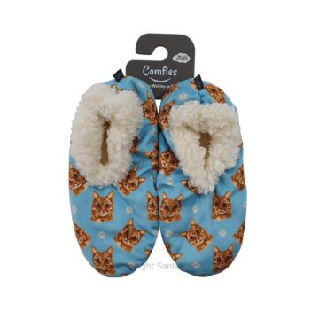 Orange Cat Fawn Slippers Comfies