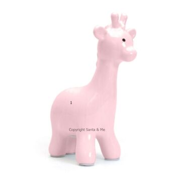 Large Giraffe Bank/Pink  - Money Bank