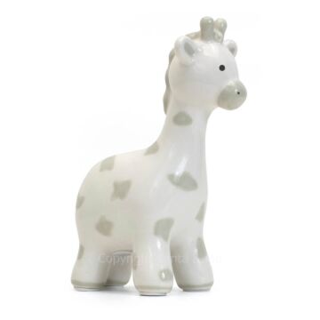 Grey Spotted Giraffe - Money Bank