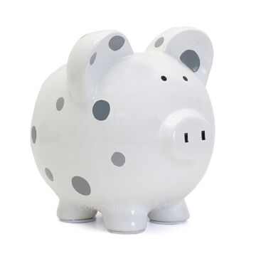 Large Multi Dot Bank / Grey 