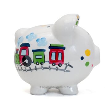Large Choo Choo Transportation Piggy Bank