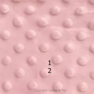 Minky Blanket /Baby Pink 28" x 30"