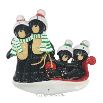 Black Bear Sled Family /4