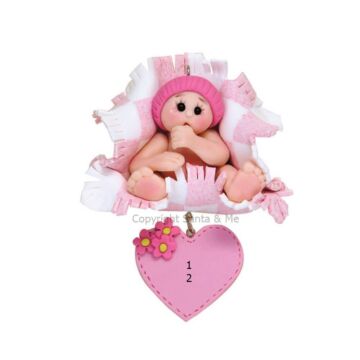 Baby Blanket /Girl - RM1252G - Santa & Me