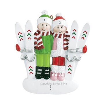 Snow Ski Couple