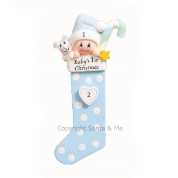 Baby Long Stocking /Blue