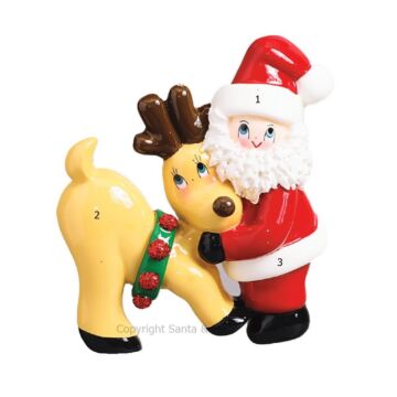 Santa And Friend