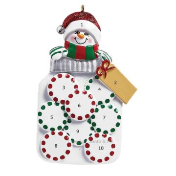 Mason Jar Snowman