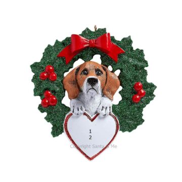 Beagle With Wreath