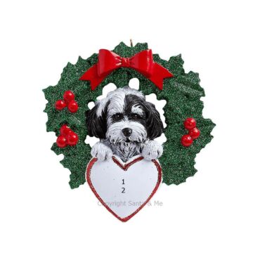 Havanese With Wreath