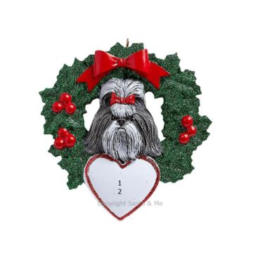 Shih Tzu with Wreath