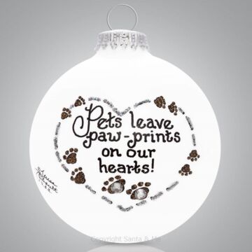 Pet Paw Prints - 2091-Ball - Santa & Me