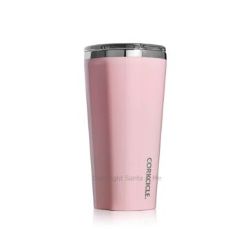 Gloss Rose Quartz - Tumbler (16oz) - 2116GRQ - Santa & Me
