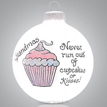 Grandma Cupcake - 2136-Ball - Santa & Me