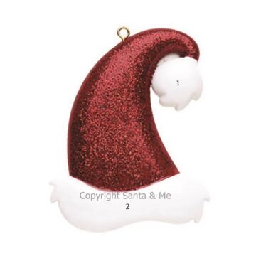 Glitter Santa Hat