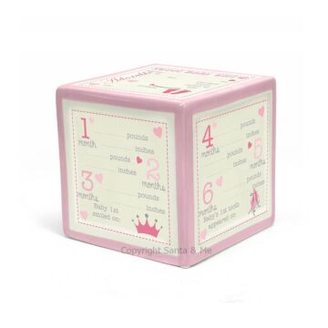 Announcement Block To Grow On/ Pink