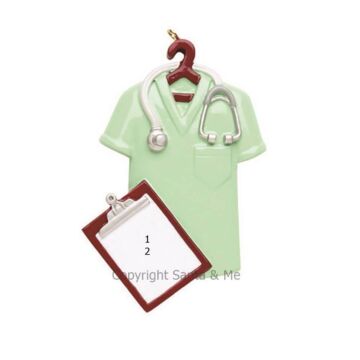 Scrubs /Green - RM309G - Santa & Me