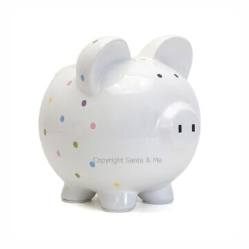Large Confetti Piggy Bank