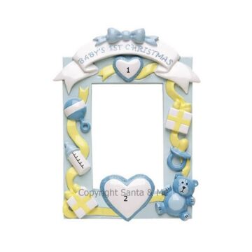 Babys 1st Photo /Blue