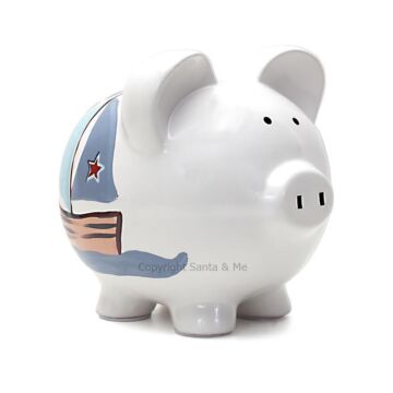 Large Nautical Piggy Bank