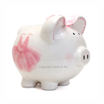 Large Sparkle Dress Piggy Bank