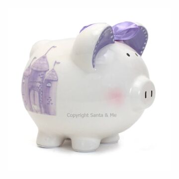 Fairytale Lavender Piggy Bank