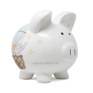 Large Air Balloon Piggy Bank