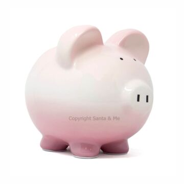 Large Ombre Piggy Bank /Girlsenberry