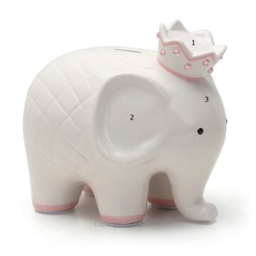 Coco Pink Elephant Bank - 3781PK - Santa & Me