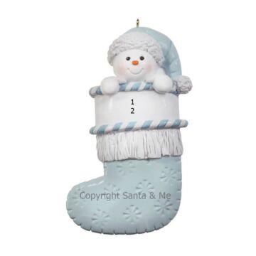 Snow Boy Stocking