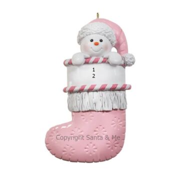 Snow Girl Stocking